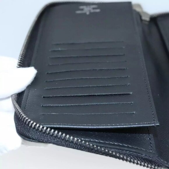 LOUIS VUITTON Monogram Eclipse Zippy Wallet Vertical Wallet - Picture 7 of 16